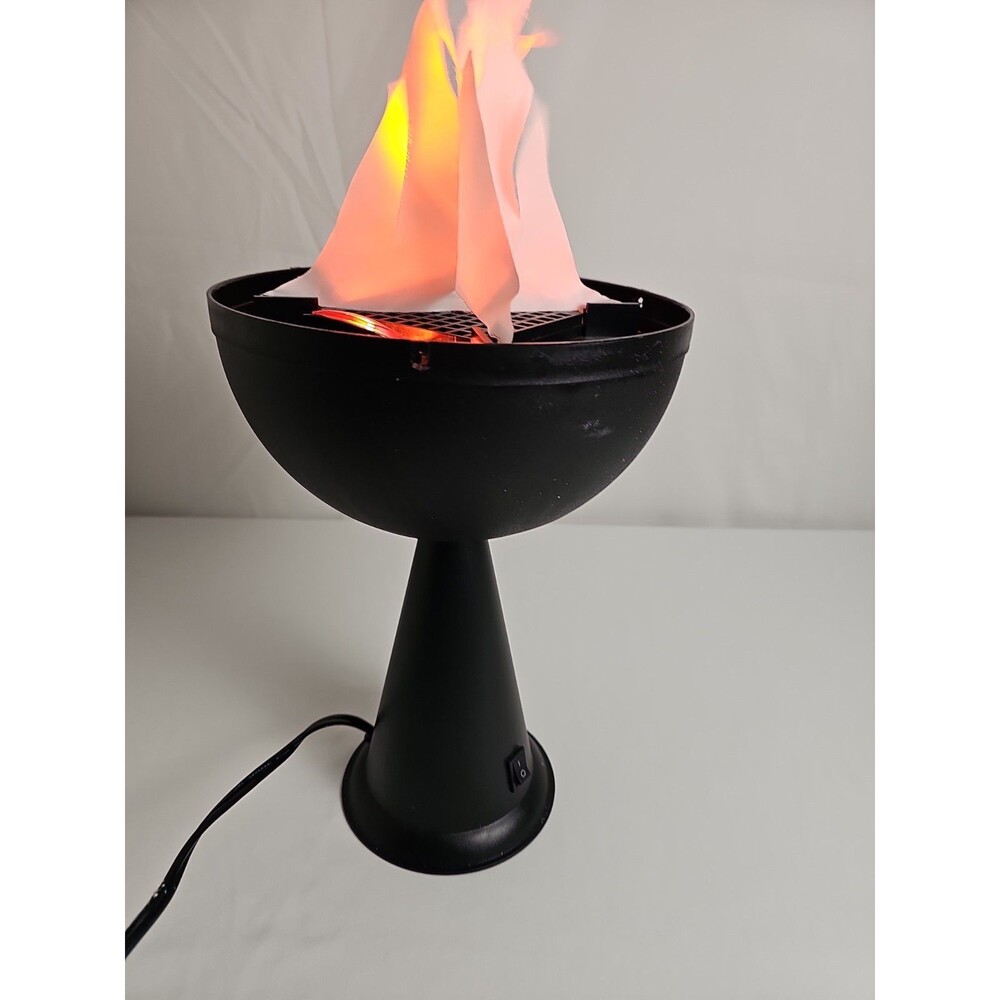 Spirit Halloween Table-Top Flame Light Flickering Fire Prop Decor